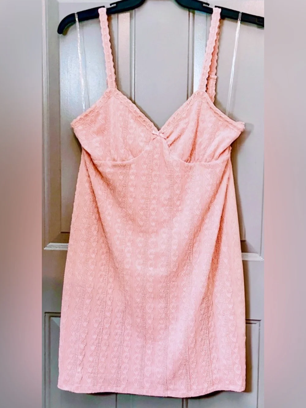 NEW Cable Knit Mini Dress with Lace Trim Size XXL 20